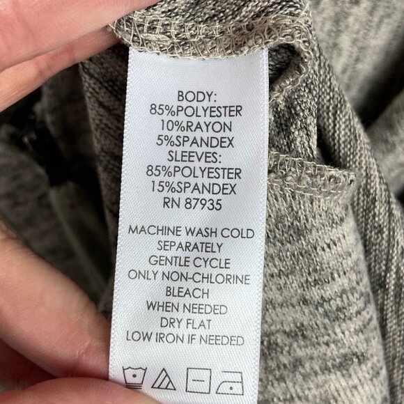 LOGO by Lori Goldstein Sweater Jacket Oversized Size XS Style A266500 Shacket - Picture 8 of 12